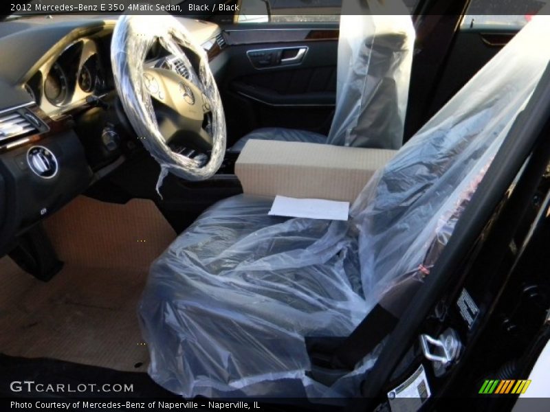 Black / Black 2012 Mercedes-Benz E 350 4Matic Sedan