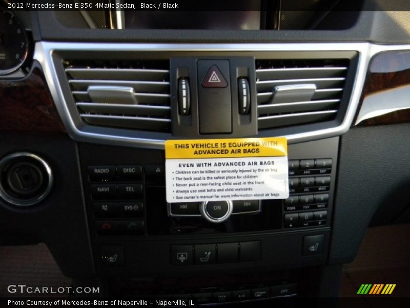 Black / Black 2012 Mercedes-Benz E 350 4Matic Sedan