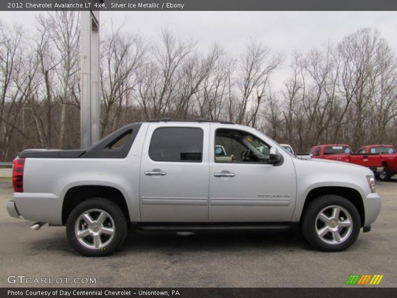 Silver Ice Metallic / Ebony 2012 Chevrolet Avalanche LT 4x4