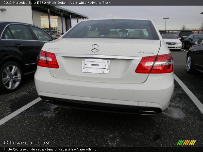 Arctic White / Almond/Black 2012 Mercedes-Benz E 350 4Matic Sedan