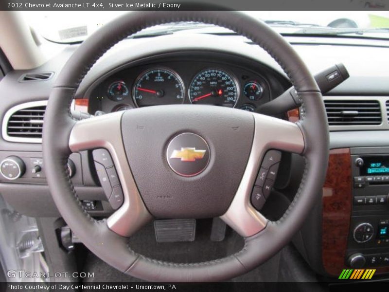 Silver Ice Metallic / Ebony 2012 Chevrolet Avalanche LT 4x4