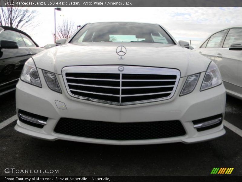 Arctic White / Almond/Black 2012 Mercedes-Benz E 350 4Matic Sedan