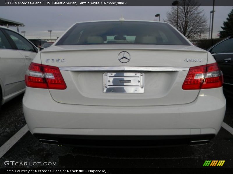 Arctic White / Almond/Black 2012 Mercedes-Benz E 350 4Matic Sedan