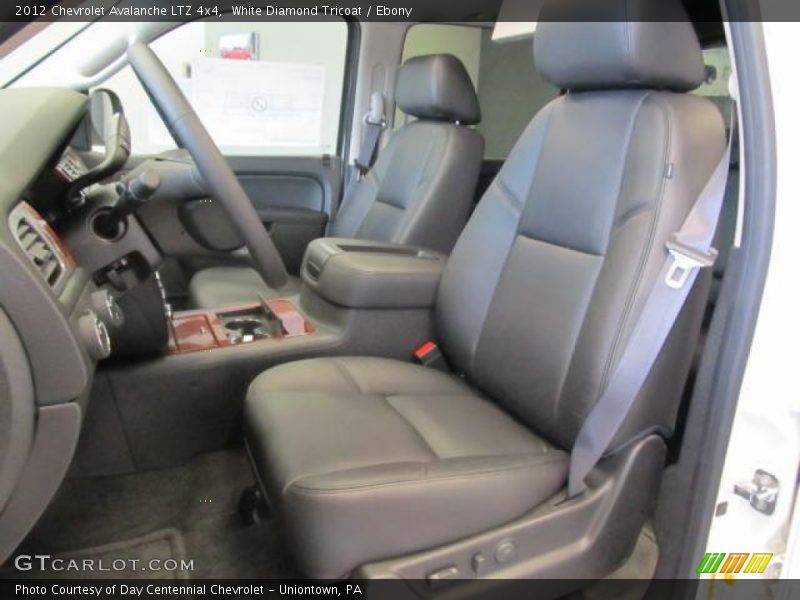 White Diamond Tricoat / Ebony 2012 Chevrolet Avalanche LTZ 4x4