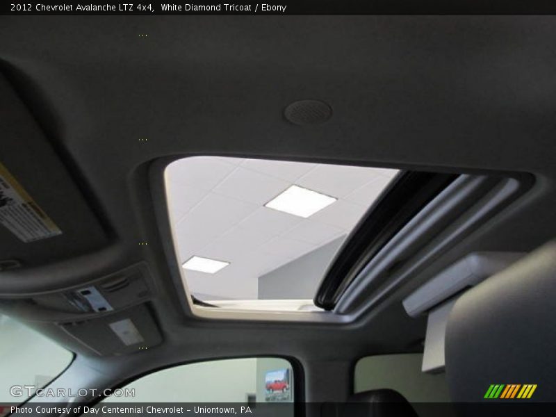 White Diamond Tricoat / Ebony 2012 Chevrolet Avalanche LTZ 4x4