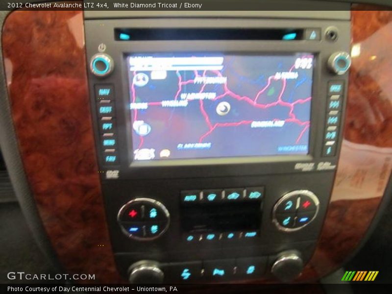 White Diamond Tricoat / Ebony 2012 Chevrolet Avalanche LTZ 4x4