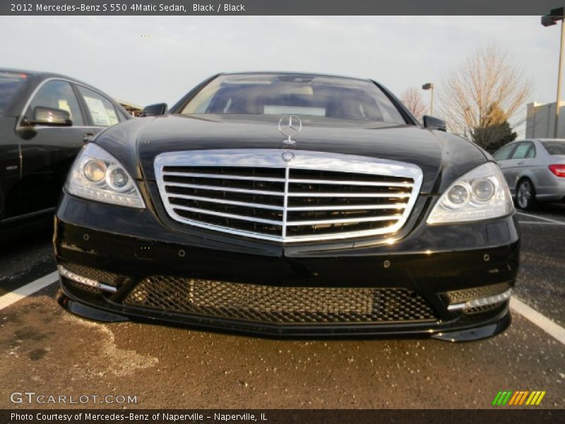 Black / Black 2012 Mercedes-Benz S 550 4Matic Sedan