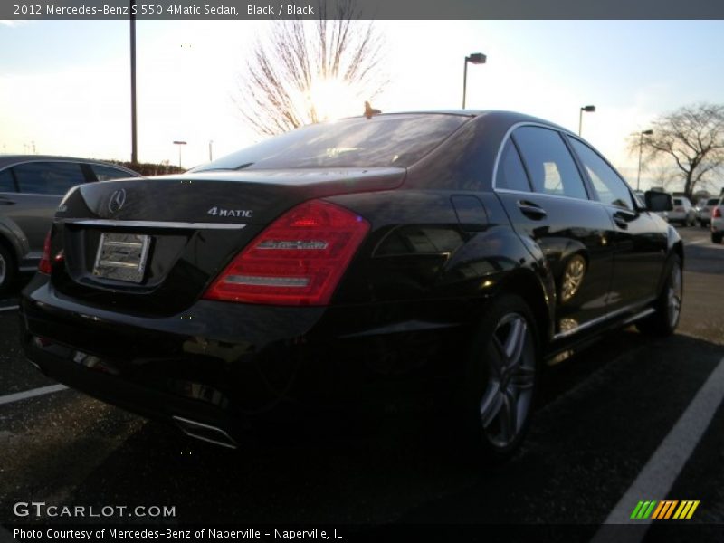 Black / Black 2012 Mercedes-Benz S 550 4Matic Sedan