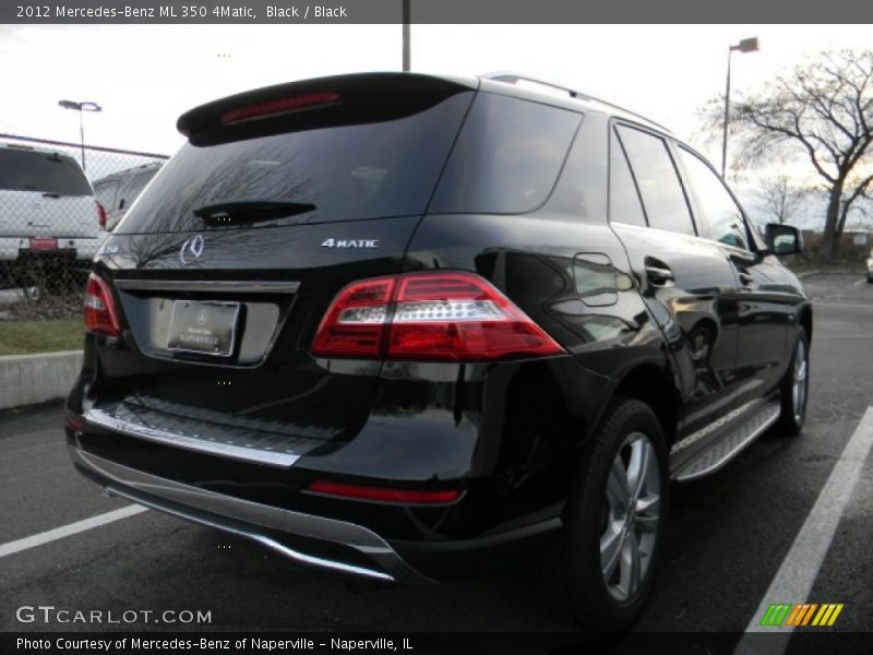 Black / Black 2012 Mercedes-Benz ML 350 4Matic