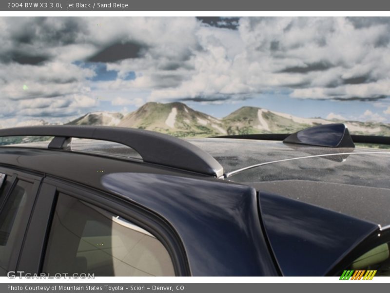Jet Black / Sand Beige 2004 BMW X3 3.0i