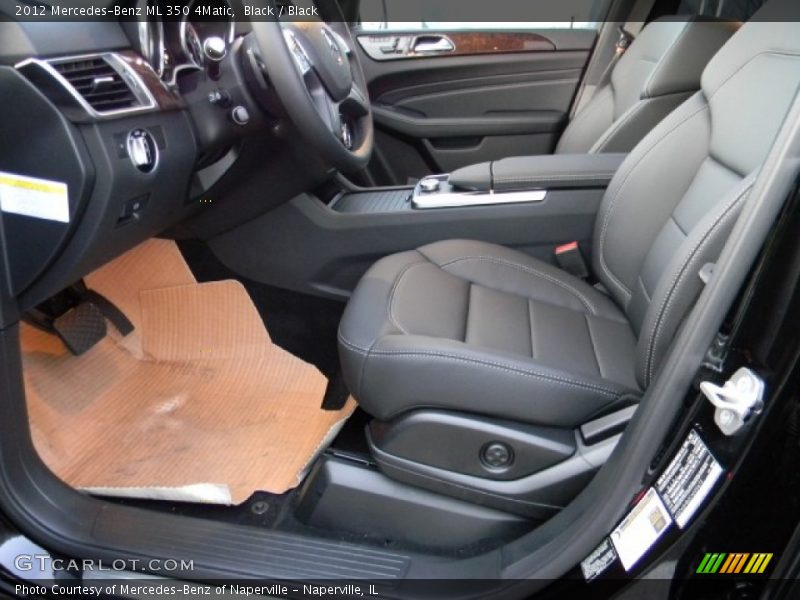 Black / Black 2012 Mercedes-Benz ML 350 4Matic