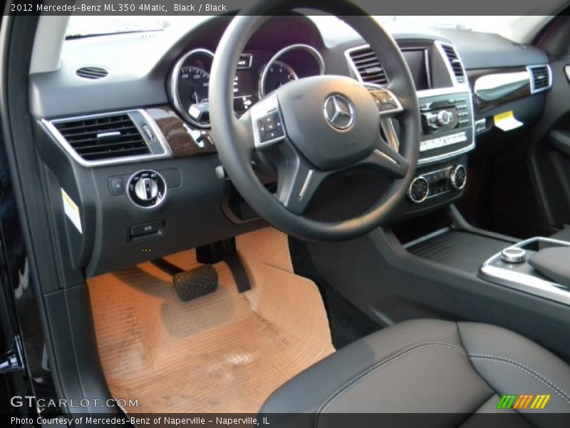 Black / Black 2012 Mercedes-Benz ML 350 4Matic