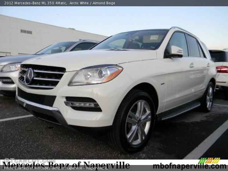 Arctic White / Almond Beige 2012 Mercedes-Benz ML 350 4Matic