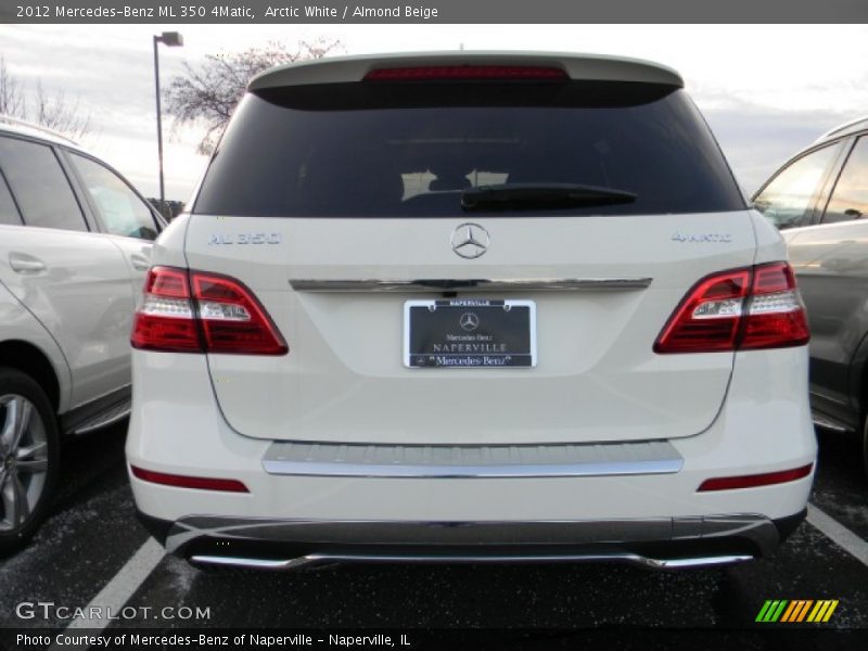 Arctic White / Almond Beige 2012 Mercedes-Benz ML 350 4Matic