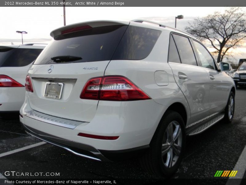 Arctic White / Almond Beige 2012 Mercedes-Benz ML 350 4Matic