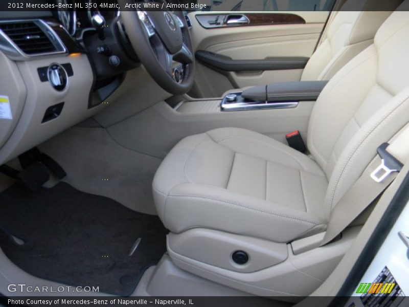 Arctic White / Almond Beige 2012 Mercedes-Benz ML 350 4Matic