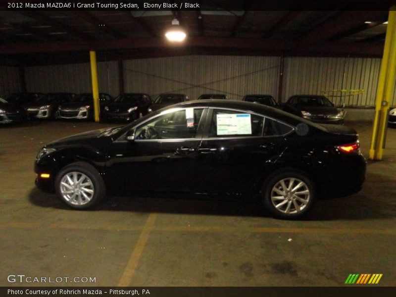 Ebony Black / Black 2012 Mazda MAZDA6 i Grand Touring Sedan