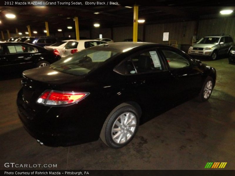 Ebony Black / Black 2012 Mazda MAZDA6 i Grand Touring Sedan