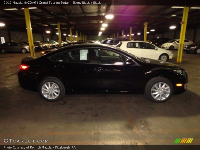 Ebony Black / Black 2012 Mazda MAZDA6 i Grand Touring Sedan