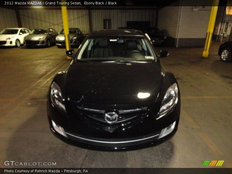 Ebony Black / Black 2012 Mazda MAZDA6 i Grand Touring Sedan