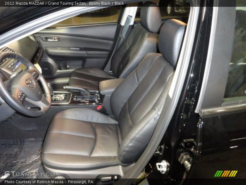 Ebony Black / Black 2012 Mazda MAZDA6 i Grand Touring Sedan