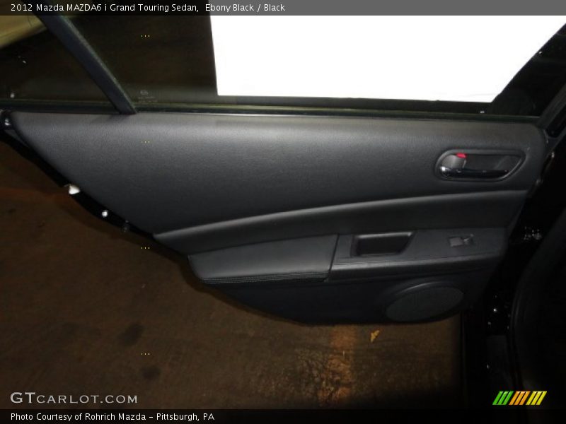 Ebony Black / Black 2012 Mazda MAZDA6 i Grand Touring Sedan