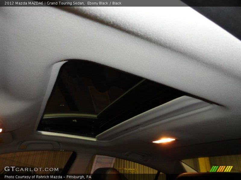 Ebony Black / Black 2012 Mazda MAZDA6 i Grand Touring Sedan