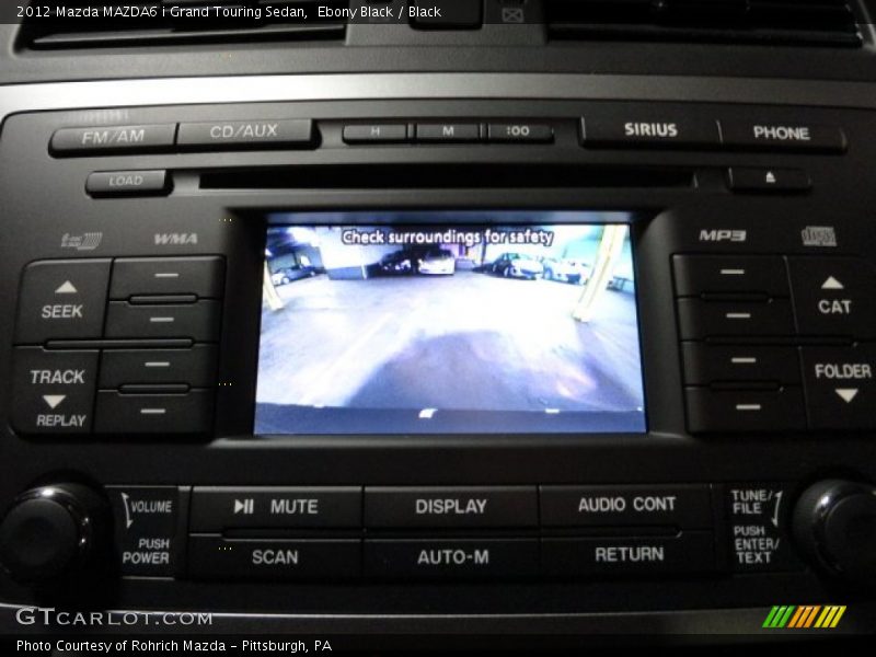 Ebony Black / Black 2012 Mazda MAZDA6 i Grand Touring Sedan