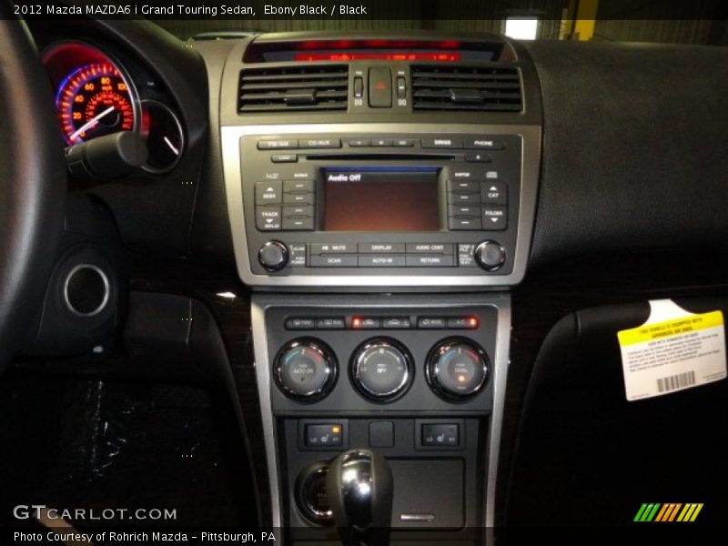 Ebony Black / Black 2012 Mazda MAZDA6 i Grand Touring Sedan