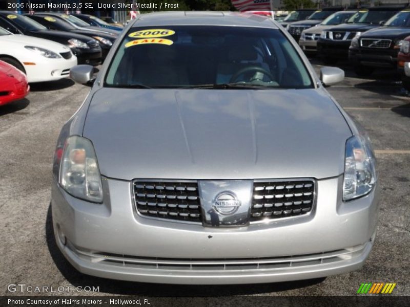 Liquid Silver Metallic / Frost 2006 Nissan Maxima 3.5 SE