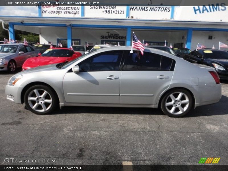 Liquid Silver Metallic / Frost 2006 Nissan Maxima 3.5 SE