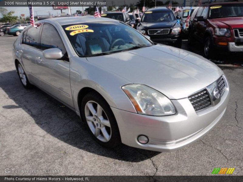 Liquid Silver Metallic / Frost 2006 Nissan Maxima 3.5 SE