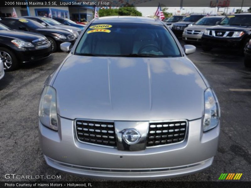 Liquid Silver Metallic / Frost 2006 Nissan Maxima 3.5 SE