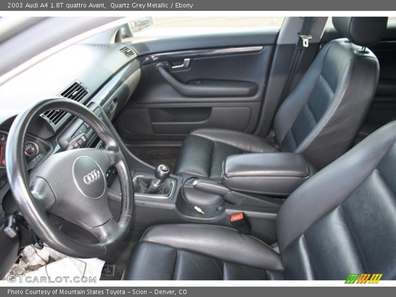  2003 A4 1.8T quattro Avant Ebony Interior