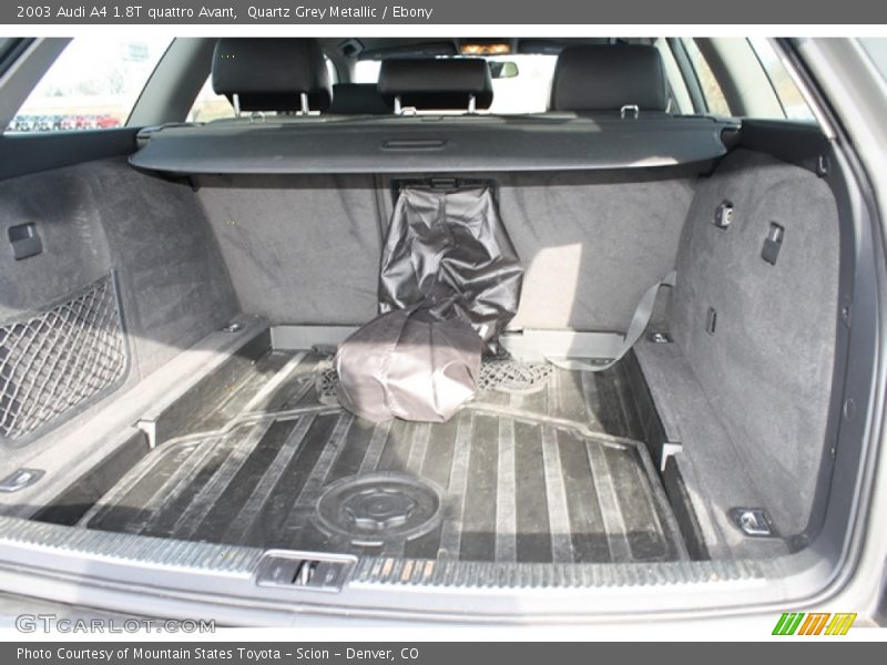 Quartz Grey Metallic / Ebony 2003 Audi A4 1.8T quattro Avant