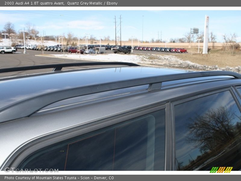 Quartz Grey Metallic / Ebony 2003 Audi A4 1.8T quattro Avant
