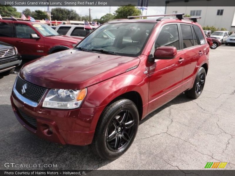 Shining Red Pearl / Beige 2006 Suzuki Grand Vitara Luxury