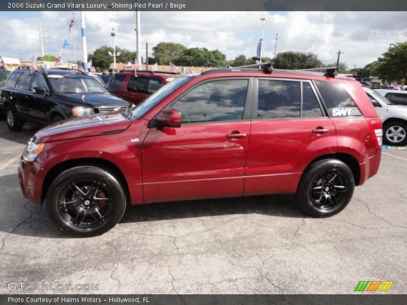 Shining Red Pearl / Beige 2006 Suzuki Grand Vitara Luxury