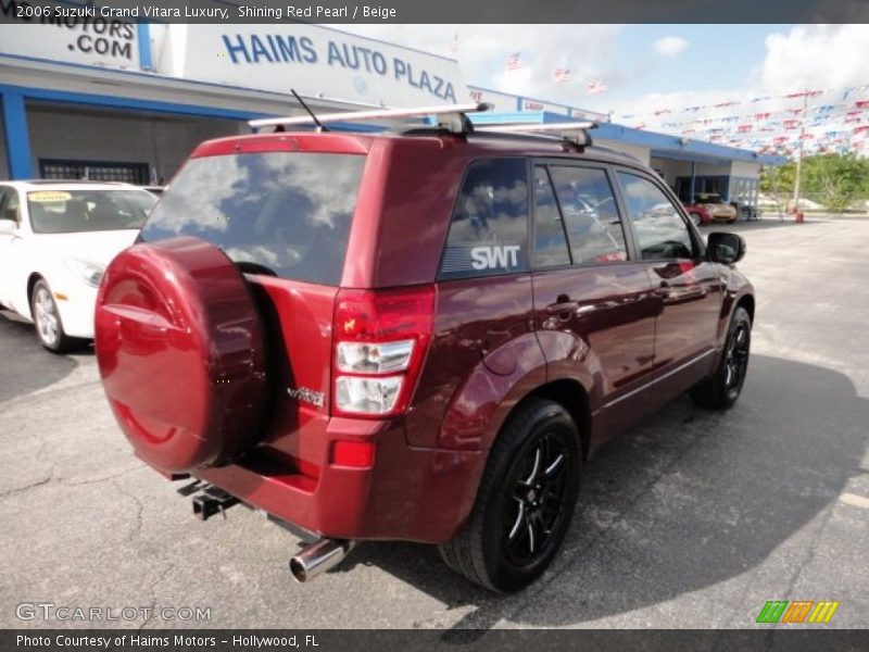 Shining Red Pearl / Beige 2006 Suzuki Grand Vitara Luxury