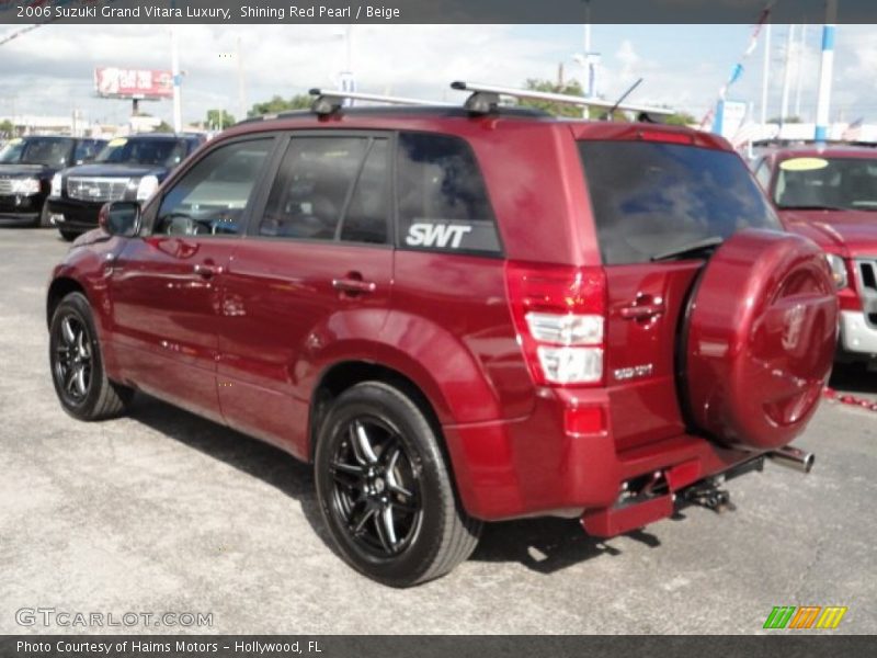 Shining Red Pearl / Beige 2006 Suzuki Grand Vitara Luxury