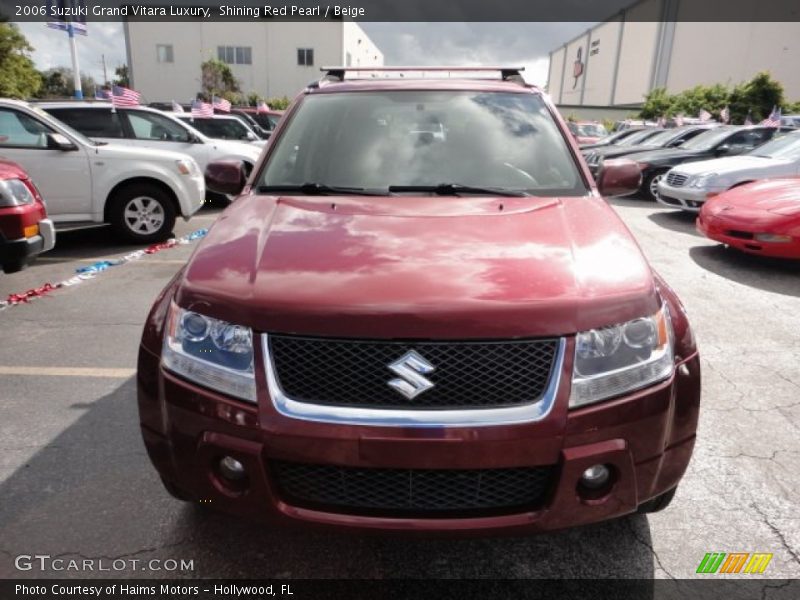 Shining Red Pearl / Beige 2006 Suzuki Grand Vitara Luxury