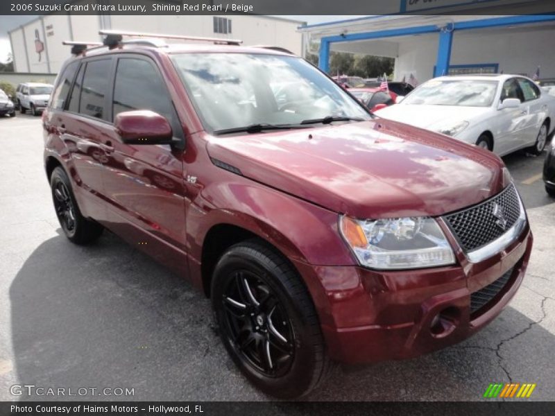 Shining Red Pearl / Beige 2006 Suzuki Grand Vitara Luxury