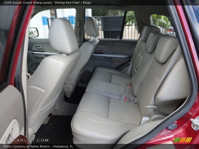 Shining Red Pearl / Beige 2006 Suzuki Grand Vitara Luxury
