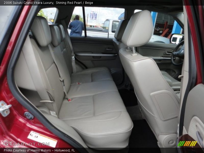 Shining Red Pearl / Beige 2006 Suzuki Grand Vitara Luxury