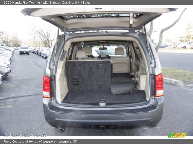 Nimbus Gray Metallic / Beige 2009 Honda Pilot Touring 4WD