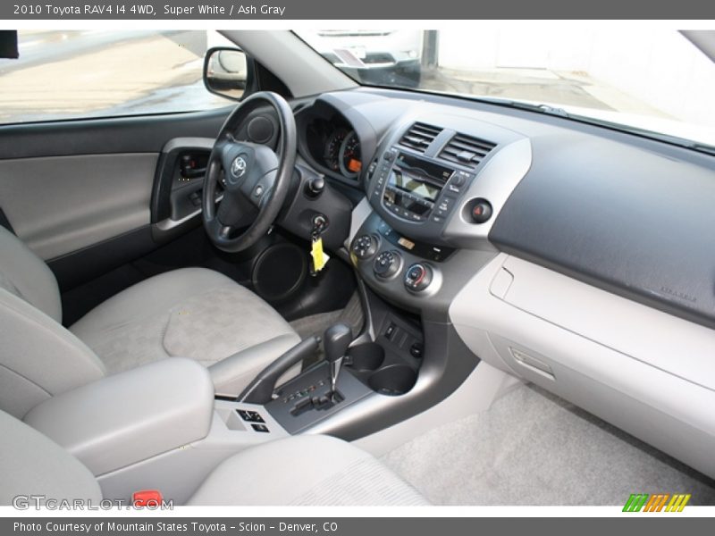 Super White / Ash Gray 2010 Toyota RAV4 I4 4WD