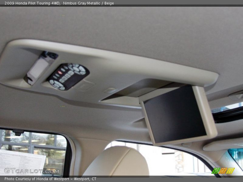 Nimbus Gray Metallic / Beige 2009 Honda Pilot Touring 4WD