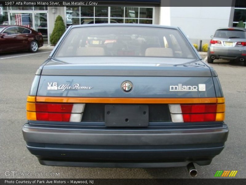  1987 Milano Silver Blue Metallic