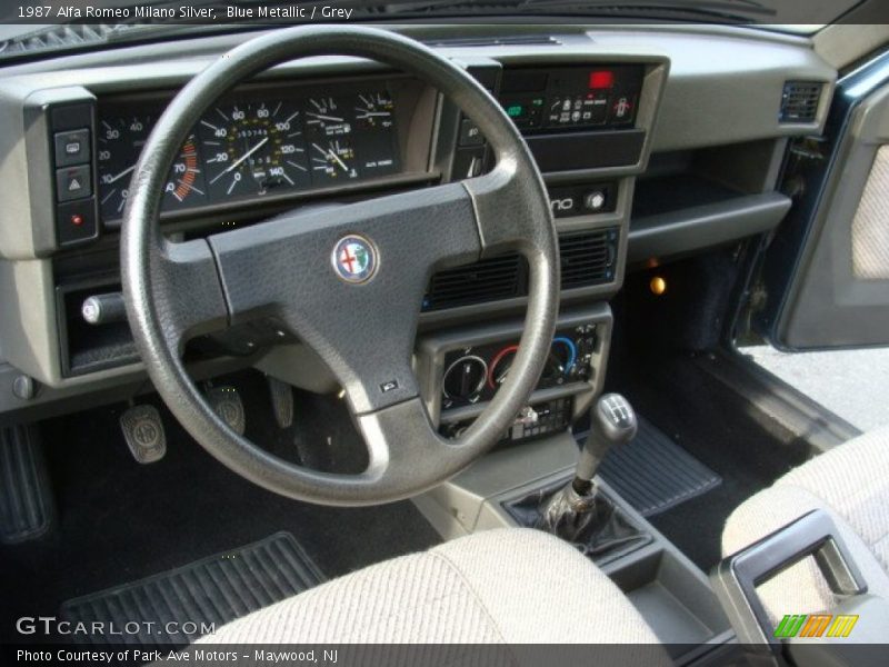 Dashboard of 1987 Milano Silver