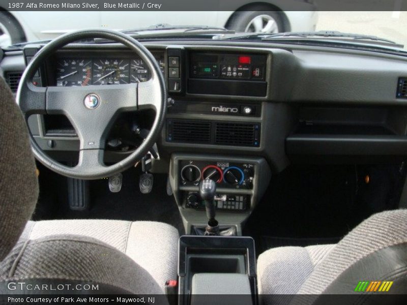 Dashboard of 1987 Milano Silver
